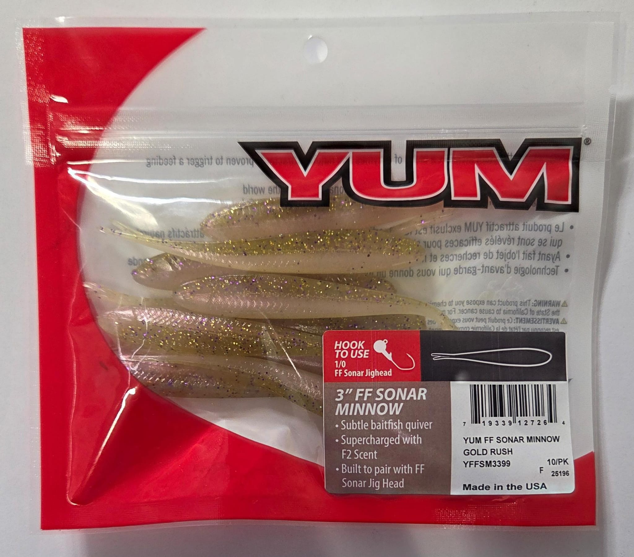 YUM FF SONAR MINNOW 3